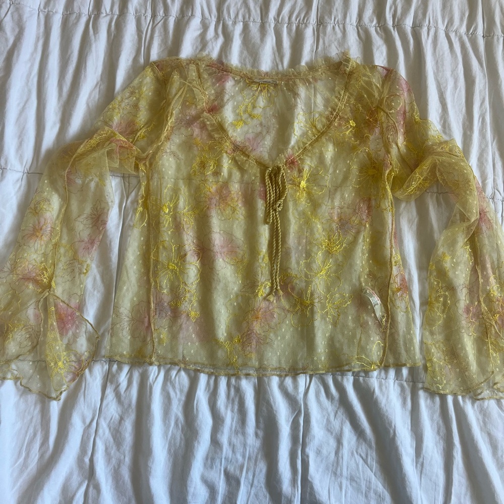 Free People lace top